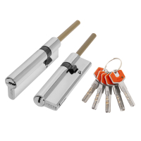 Цилиндровый механизм D-PROTERM507/105 Fuaro (Фуаро) mm (70+10+25) термошток 8х65 мм CP, 5 кл.