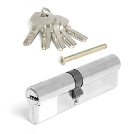 Цилиндр для замка ключ / ключ Apecs SM-100(45/55)-NI никель