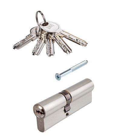 Цилиндр для замка ключ / ключ Kale Kilit 164SN-90(35+10+45)-NI-5KEY-STB 164SN000098 никель