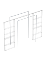 Комплект Armadillo (Армадилло) для обрамления пенала для двухстворчатой двери SLD.Comfort-PENAL frame 1800/2900 AL