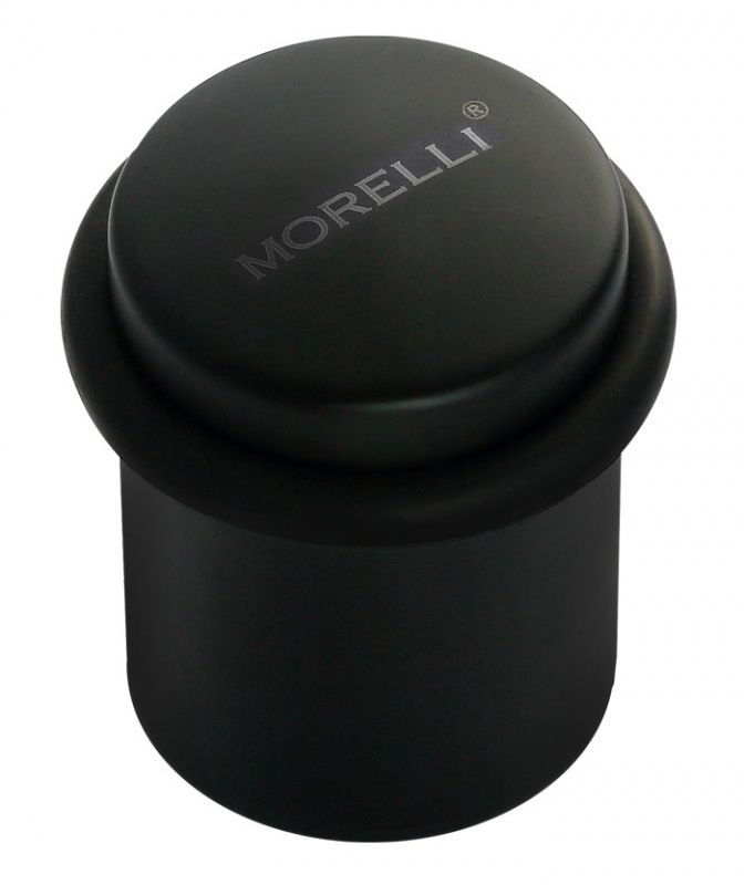Ограничитель для двери напольный Morelli DS3 BL черный