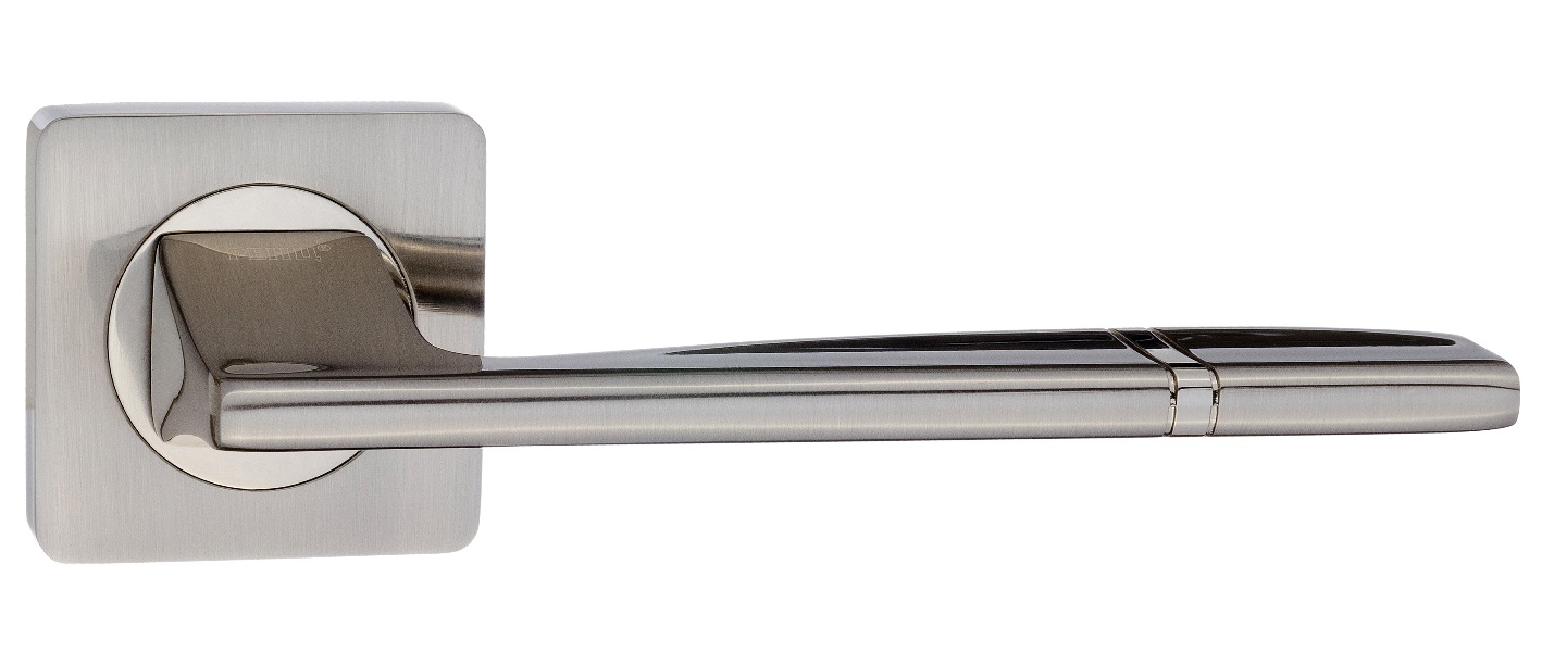 Ручка дверная RENZ INDH 72-02 SN "Риволи", никель мат.