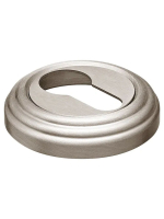 Накладка на замок Morelli Luxury LUX-KH-WD NIS круглая под евроцилиндр, цвет матовый никель