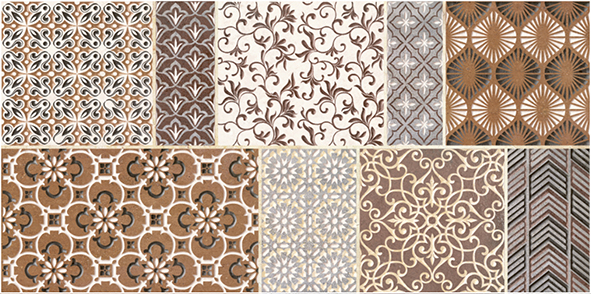 Плитка керамическая Уралкерамика Астория ВС9АТ404 декор 24,9х50