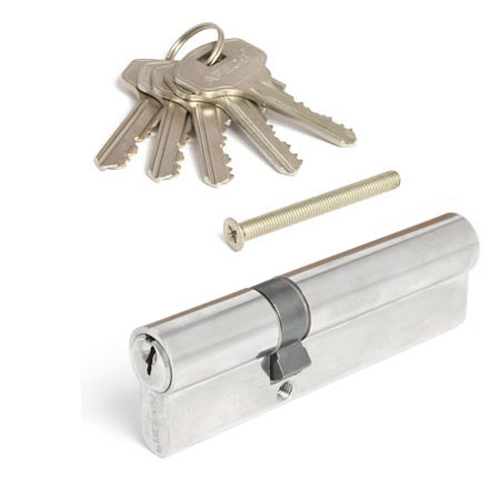 Цилиндр для замка ключ / ключ Apecs SC-100(35/65)-NI (SC-100(35/65)-Z-NI) никель