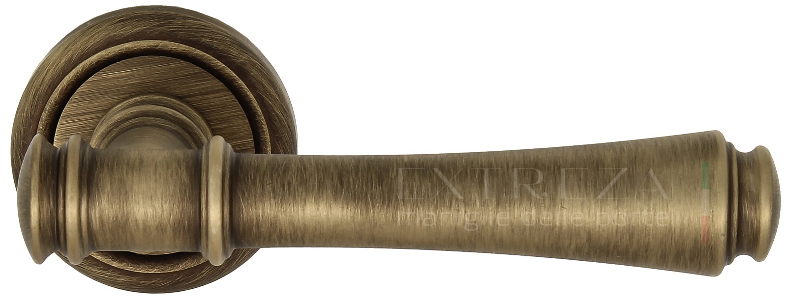 Ручка дверная Extreza PIERO (Пьеро) 326 на розетке R01 матовая бронза F03