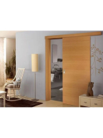 Комплект фурнитуры для раздвижной двери Morelli SLIDING SET 2 до 40kg, одностворчатый, потолочное крепление, 650-1100мм, стопор-довод/доводчик