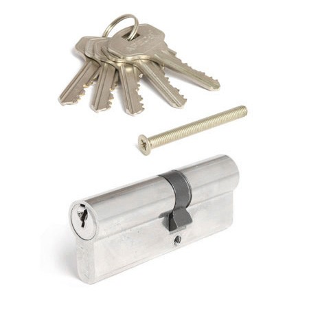 Цилиндр для замка ключ / ключ Apecs SC-80(35/45)-NI (SC-80(35/45)-Z-NI) никель