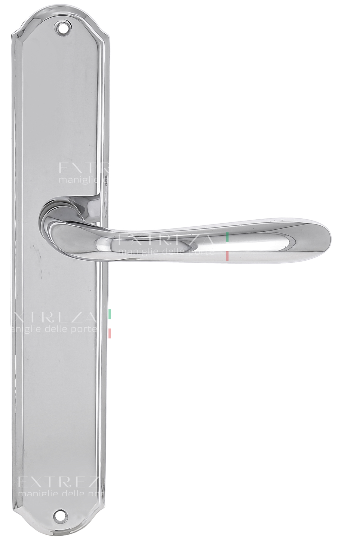 Ручка дверная Extreza ALDO (Альдо) 331 на планке PL01 PASS полированный хром F04