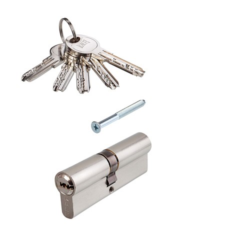 Цилиндр для замка ключ / ключ Kale Kilit 164SN-80(35+10+35)-NI-5KEY-STB 164SN000096 никель