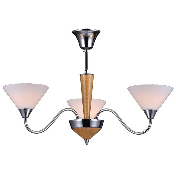 Потолочная люстра Natali Kovaltseva Evora EVORA 11400/3C CHROME, OAK