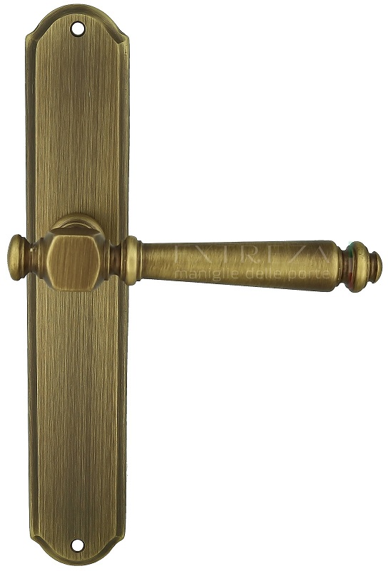 Ручка дверная Extreza VERONIKA (Вероника) 325 на планке PL01 PASS матовая бронза F03