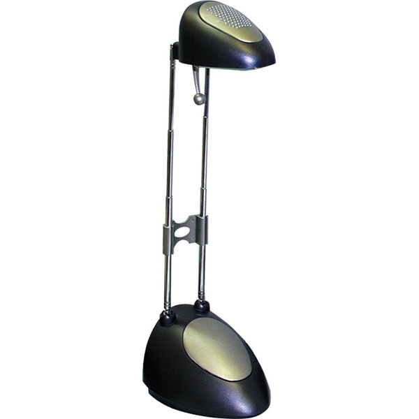 Интерьерная настольная лампа N-Light TX-2264-01 черный металлик -серебристая вставка