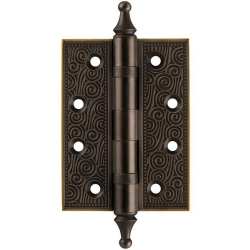 Комплект 2 шт. - Петля дверная универсальная латунная Armadillo Castillo CL 500-A4 102x76x3,5 BB-17 коричневая бронза