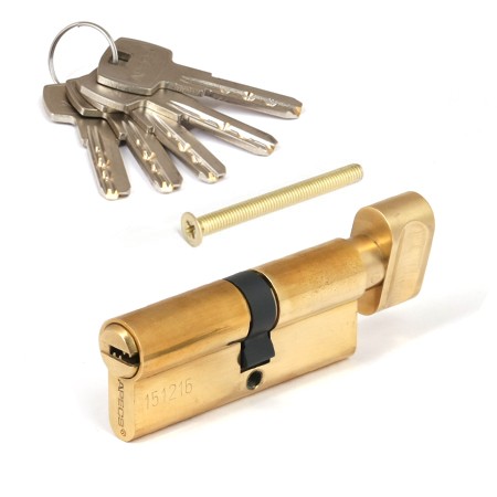 Цилиндр для замка ключ / вертушка Apecs SM-75(35C/40)-C-G золото