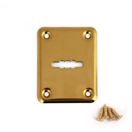 Накладка дверная на квадратном основании под сувальдный ключ Avers DP-01-S-G золото