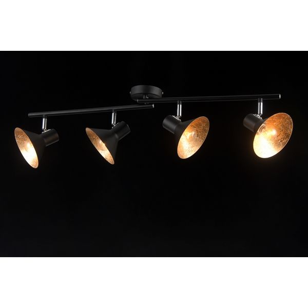 Спот Natali Kovaltseva LOFT LUX 81056-4C MATT BLACK