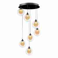 Подвесная светодиодная люстра iLedex Oblivion C4457-7R CR