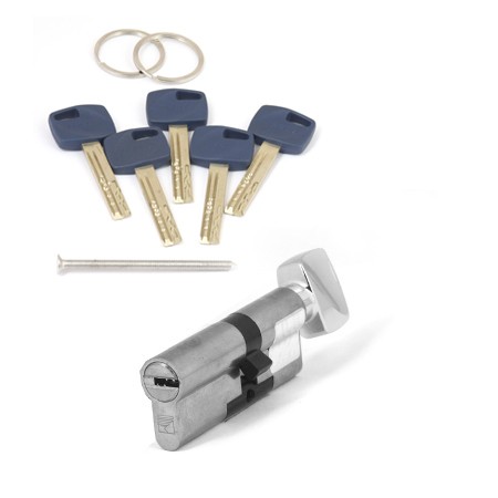 Цилиндр для замка ключ / ключ Apecs Premier XR-90(40C/50)-C15-NI никель