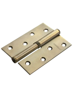 Петля разъемная Morelli MSND 100X70X2.5 AB R с подшипником стальная правая, врезная, цвет бронза