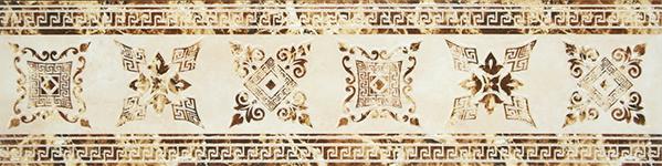 Керамогранит Infinity Ceramic Tiles Castello Tramonte Cenefa Beige бордюр 15х60