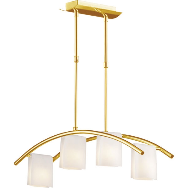 Люстра потолочная N-Light P-761/4 satin gold