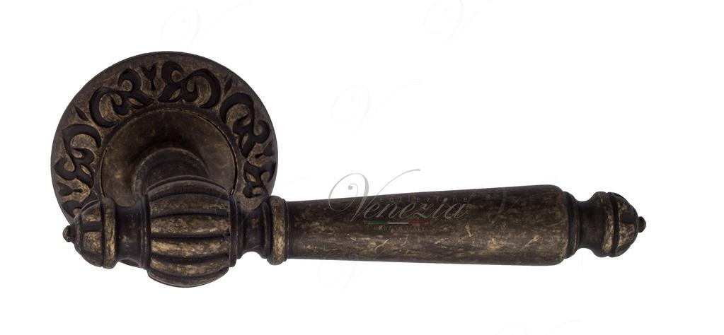 Ручка дверная межкомнатная Venezia Pellestrina D4 античная бронза