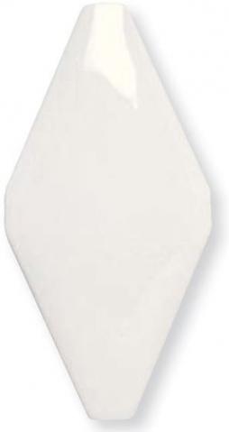 Плитка керамическая Adex Rombo Acolchado Blanco Z настенная 20х10