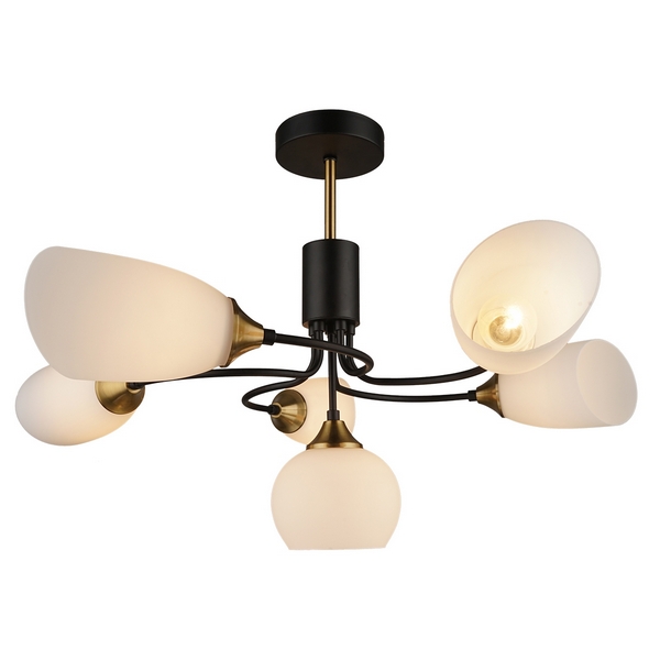 Потолочная люстра Imex MD.3862 MD.3862-6-S BK+CP