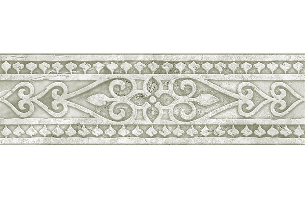 Плитка керамическая Absolut keramika Cenefa Papiro White A бордюр 29,8х9,8