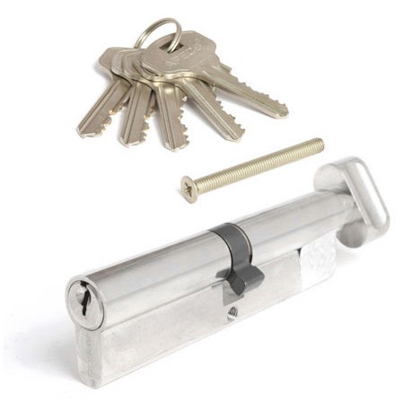Цилиндр для замка ключ / вертушка Apecs SC-110-C-NI (SC-110-Z-C-NI) никель