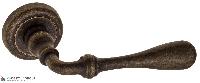 Дверная ручка на круглом основании Fratelli Cattini "RETRO" D1-BA античная бронза
