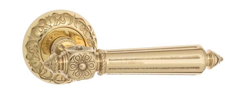 Ручка дверная межкомнатная Venezia Castello D4 полированная латунь