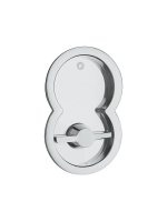 Ручка для раздвижных дверей Morelli Luxury INFINITY ART.84 CRO, цвет хром, латунь