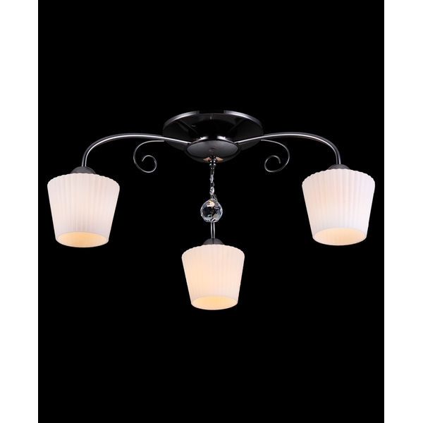 Потолочная люстра Natali Kovaltseva 11437 11437/3С DARK CHROME