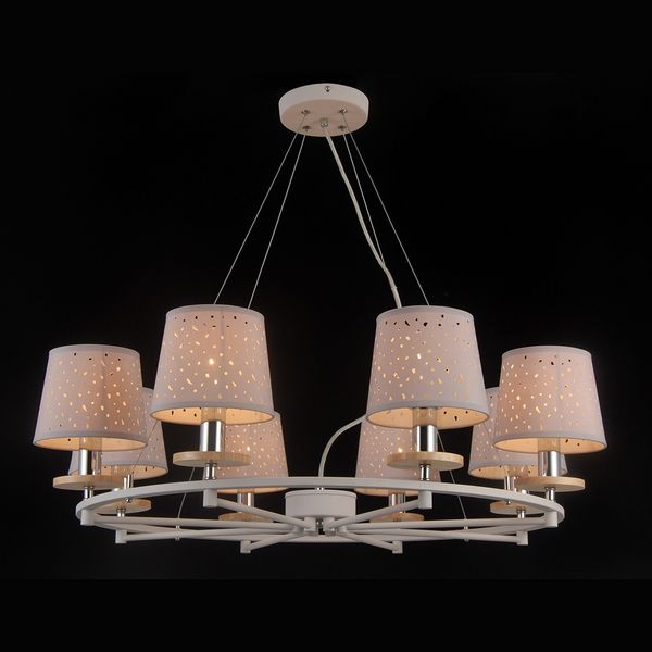 Люстра подвесная Natali Kovaltseva LISBON 81055-8C SATIN WHITE