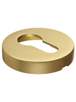 Накладка на евроцилиндр Morelli Luxury LUX-KH-R6 OSA, цвет - матовое золото