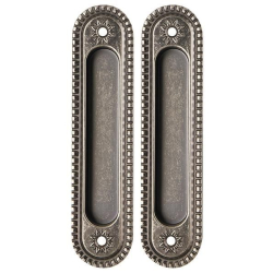 Ручки купе для раздвижных дверей Armadillo SH.CL152.010 AS-9 античное серебро