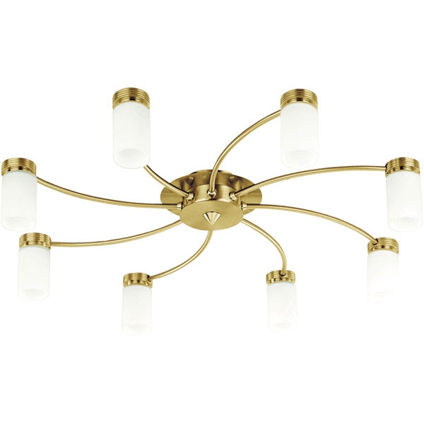 Потолочная люстра N-Light C1395 C1395BM.OM.8.SPL satin brass