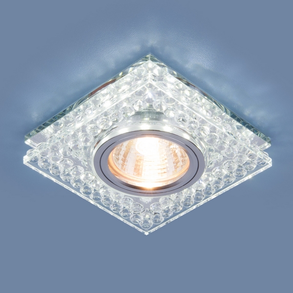 Светильник точечный Elektrostandard 8391 MR16 CL/SL прозрачный/серебро
