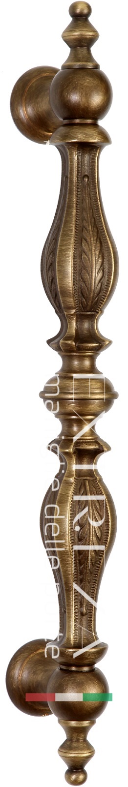 Ручка скоба дверная Extreza KAROLINA (Каролина) 570 мм (440 мм) матовая бронза F03