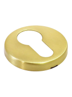 Накладка на замок Morelli Luxury LUX-KH-R3-E OSA круглая под евроцилиндр, цвет матовое золото