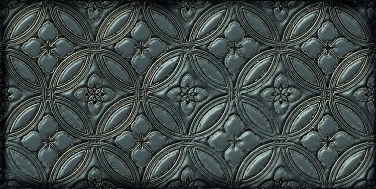 Плитка керамическая Bestile Dante Decor Black настенная 24х12