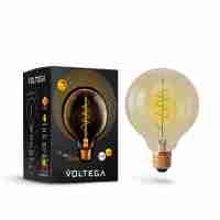 Лампа светодиодная диммируемая Voltega E27 4W 2800К прозрачная VG10-G95GE27warm4W-FB 7076