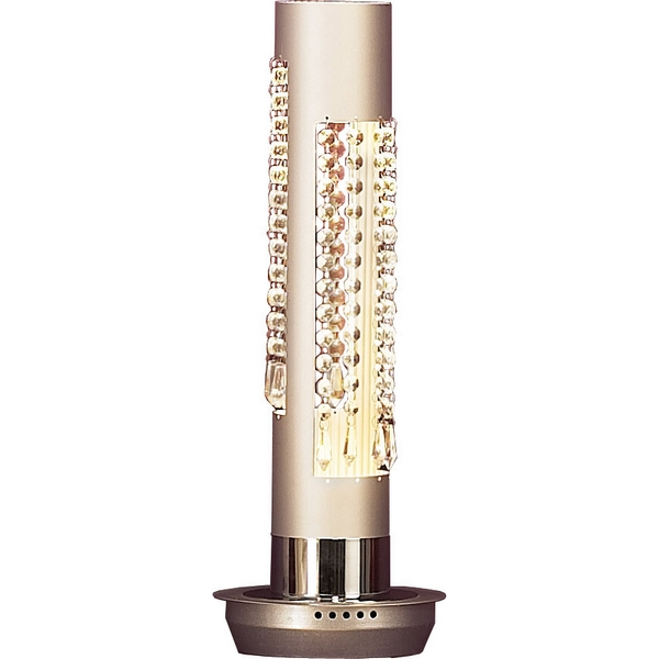 Интерьерная настольная лампа N-Light 6016 6016/1 silver + white crystal