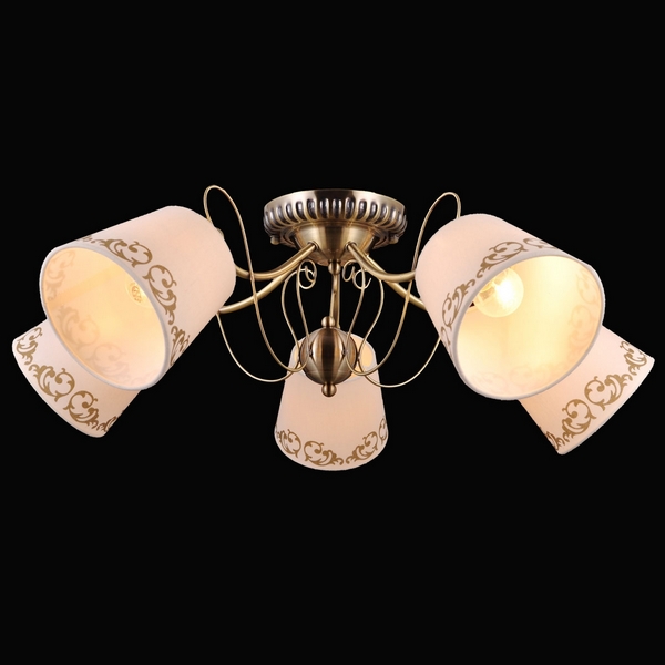 Люстра потолочная Natali Kovaltseva GLORIA 75053/5C ANTIQUE