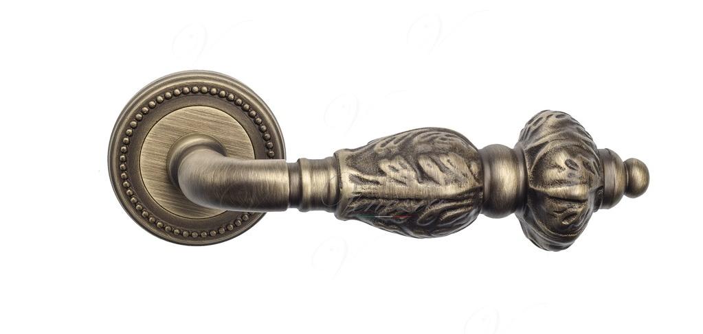 Ручка дверная межкомнатная Venezia Lucrecia D3 матовая бронза