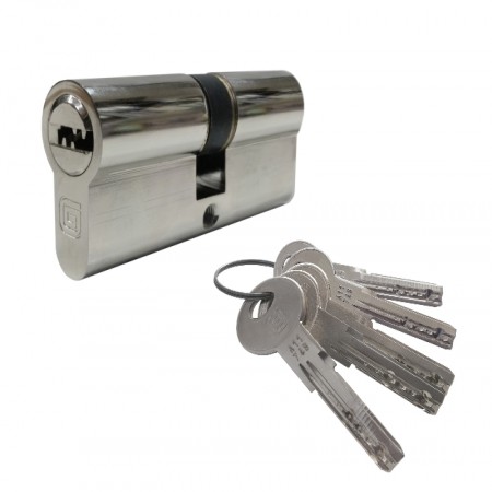 Цилиндр для замка ключ / ключ Гардиан GB 92(41/51) Ni 5кл. никель