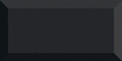 Плитка керамическая Fabresa Bevelled Biselado Negro Bx настенная 20х10