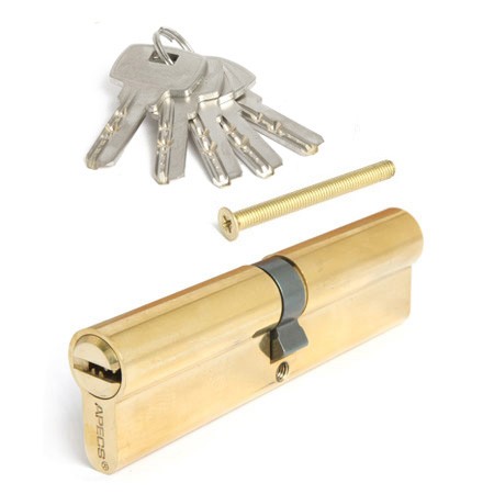 Цилиндр для замка ключ / ключ Apecs SM-110-G золото